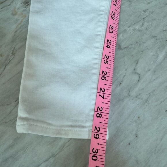 Hudson women’s midrise super skinny ankle white jeans size 26 - Picture 9 of 9